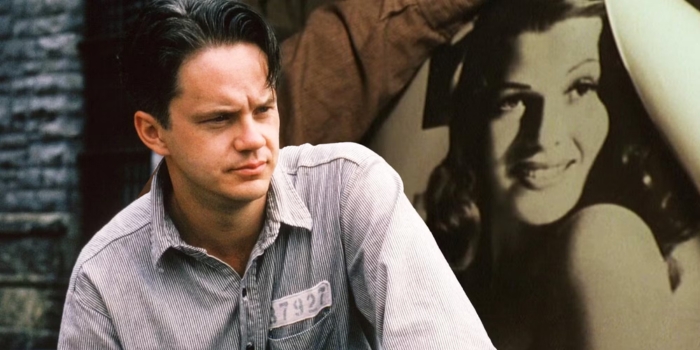Tim Robbins as Andy Dufresne in The Shawshank Redemption